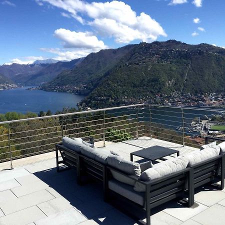 Penthouse - Villa Cardano Como Dış mekan fotoğraf