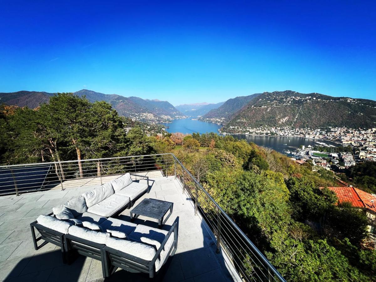 Penthouse - Villa Cardano Como Dış mekan fotoğraf