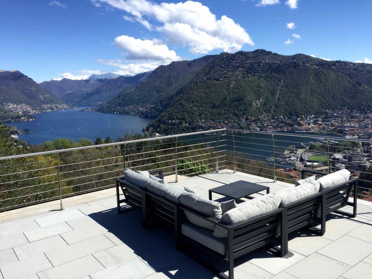 Penthouse - Villa Cardano Como Dış mekan fotoğraf