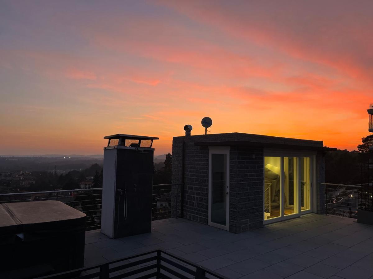 Penthouse - Villa Cardano Como Dış mekan fotoğraf