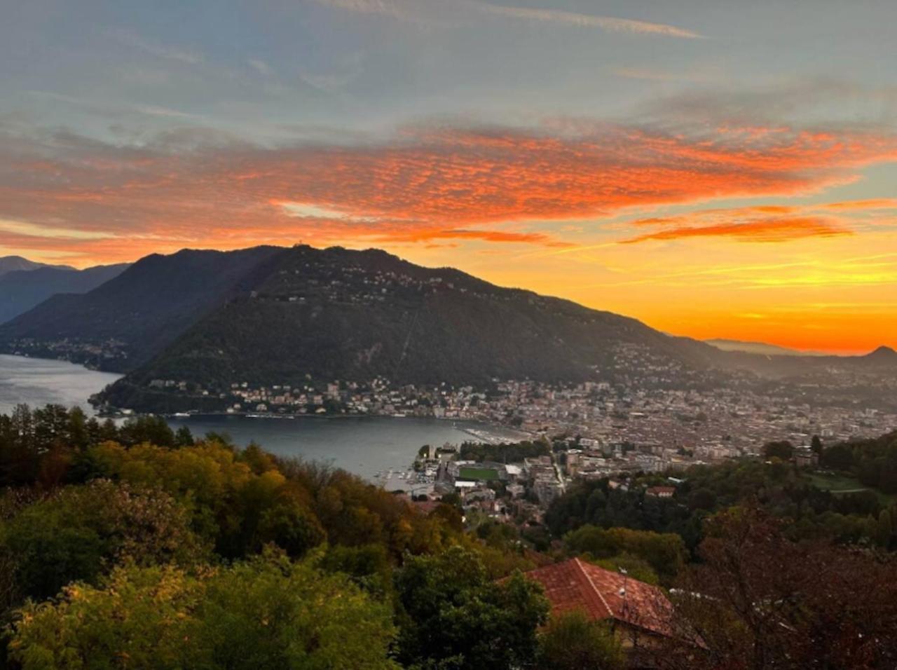 Penthouse - Villa Cardano Como Dış mekan fotoğraf